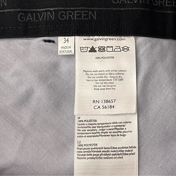 Galvin Green Paul Golf Short Mens 34 VENTIL8 Plus Performance Herringbone Plaid - Picture 6 of 6